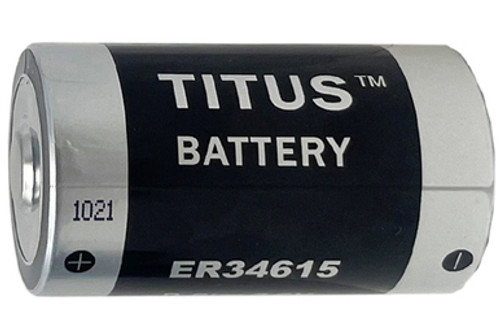 3.6 Volt ER34615 Titus D Primary Lithium Battery (19000 mAh)