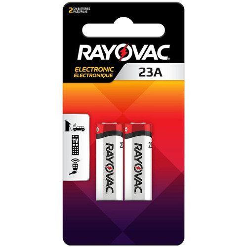Rayovac A23 12 Volt Alkaline Batteries (2 Card)