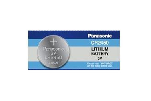 CR2450 Panasonic 3 Volt Lithium Coin Cell Batteries (carded)