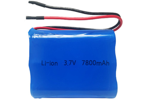 3.7 v 7800 mah (3 x 18650) li-ion Battery Pack w/ Board