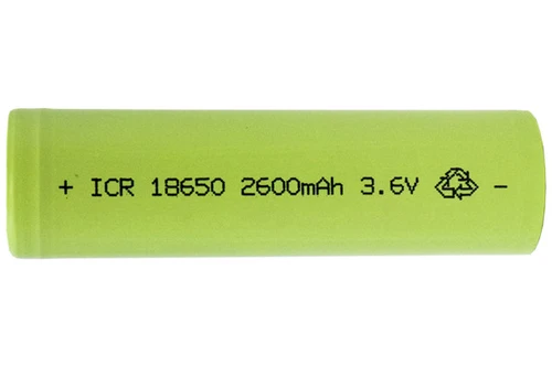 18650 2600 mAh Li-ion 3.7 Volt Battery (Flat Top)