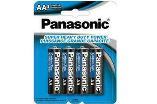 192-Pack AA Panasonic Heavy Duty Batteries (48 Cards of 4)