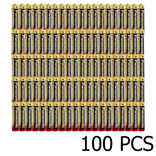 Panasonic Industrial AAA alkaline batteries 100-pack