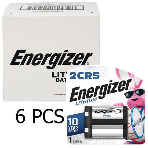 6-Pack Energizer 2CR5 6 Volt lithium batteries for cameras