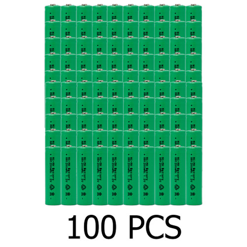 100 AA 1200 mAh rechargeable batteries by Power Portable