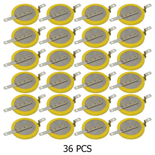 36-Pack Panasonic CR2016/F2N 3 Volt Lithium Coin Cell w/ Tabs