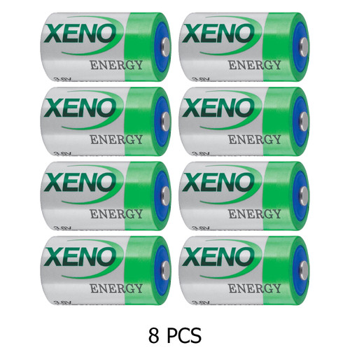 8-Pack Xeno XL-050F 3.6V 1/2 AA 1.2Ah Lithium Batteries