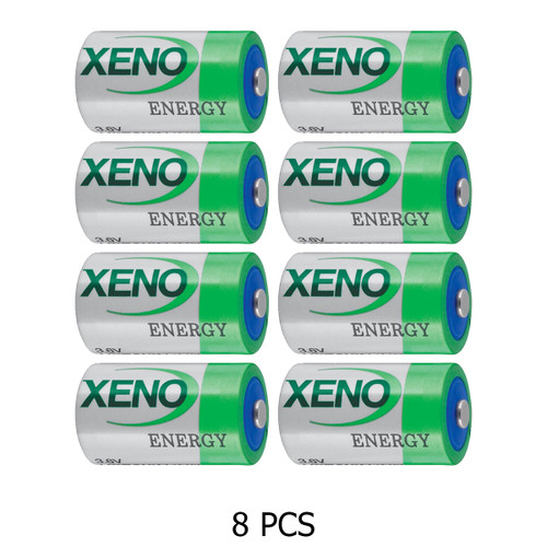 8-Pack Xeno XL-050H 3.6V 1/2 AA 850mAh Lithium Batteries