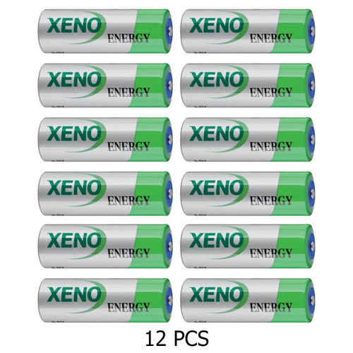 12-Pack Xeno XL-055F 3.6V 2/3 AA 1.65Ah Lithium Batteries