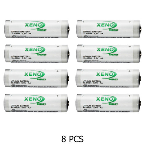 8-Pack Xeno XL-060H 3.6V AA 1.7Ah Lithium Batteries