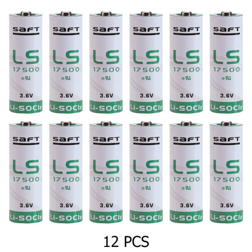 12-pack SAFT LS17500 ER17500 lithium batteries