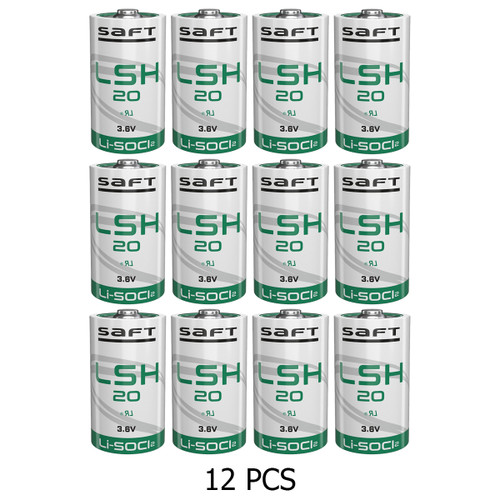 12-Pack Saft LSH20 3.6 Volt D 13000 consumer sales and volume pricing