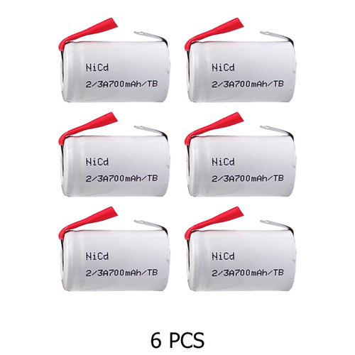 Power Portable 2/3 A rechargeable NiCd batteries for battery packs