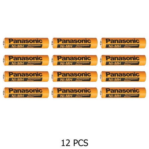 12-Pack AAA Panasonic 700 mAh NiMH Rechargeable Batteries