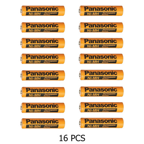 Panasonic AAA rechargeable batteries with 700 mAh capacity