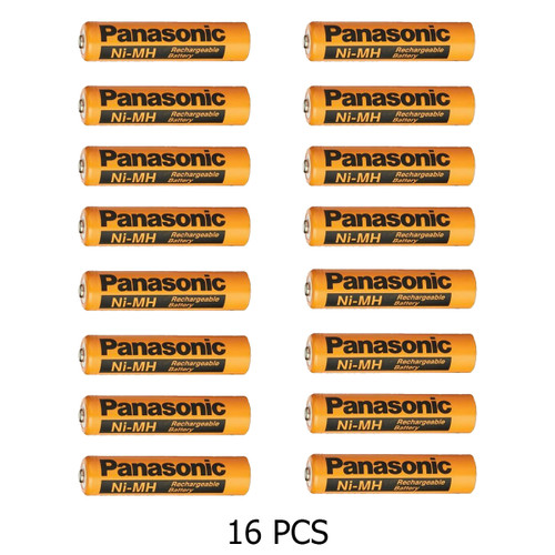 16-Pack AAA Panasonic 700 mAh NiMH Rechargeable Batteries