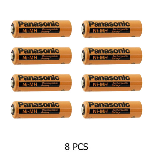 Panasonic 8-pack AA rechargeable NiMH batteries, 2100 mAh