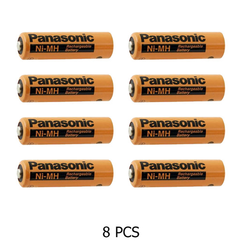 8-Pack AA NiMH Panasonic 2100 mAh (HHR-210AAC4B) Batteries
