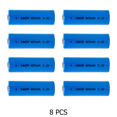 Power Portable 14430 LiFePO4 400mAh rechargeable battery pack