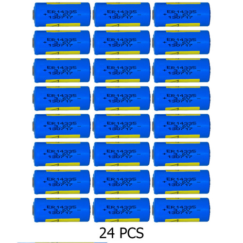 Primary lithium ER14335 1650mAh batteries in blue sleeves