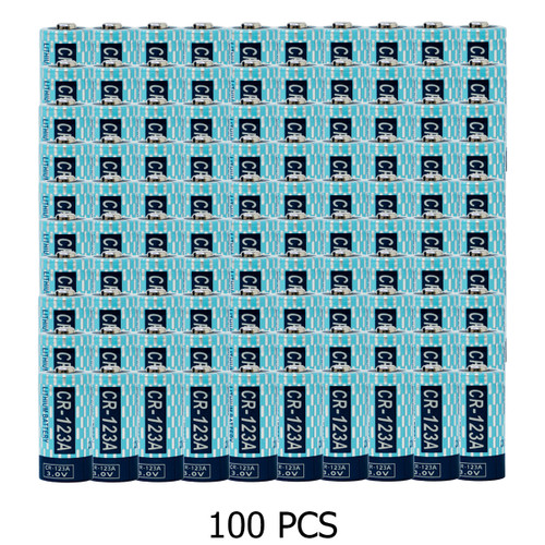 100-Pack CR123A Powerizer 3 Volt Lithium Batteries