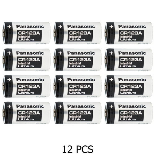 Panasonic Industrial CR123A batteries for cameras and flashlights