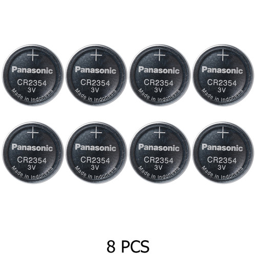 8-Pack CR2354 Panasonic 3 Volt Lithium Coin Cell Batteries