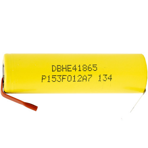 18650 HE4 lithium ion battery with spot welded tabs