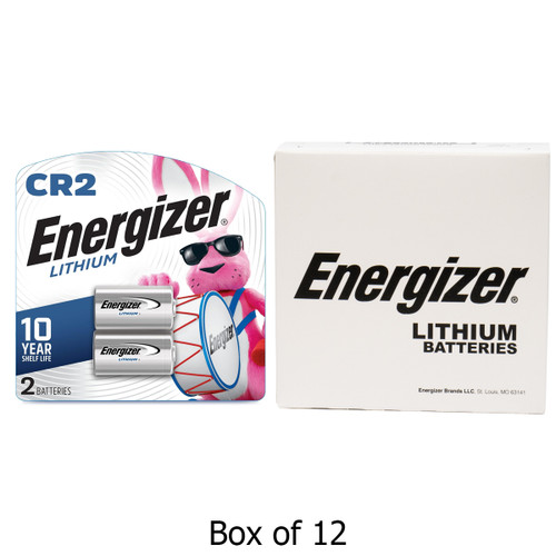 24-Pack CR2 Energizer 3 Volt Lithium Batteries (12 Cards of 2)