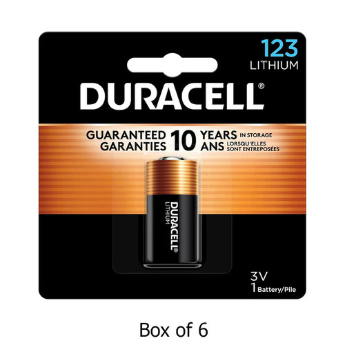 6-Pack DL123A / CR123A Duracell 3 Volt Lithium Battery Wholesale & direct to consumer