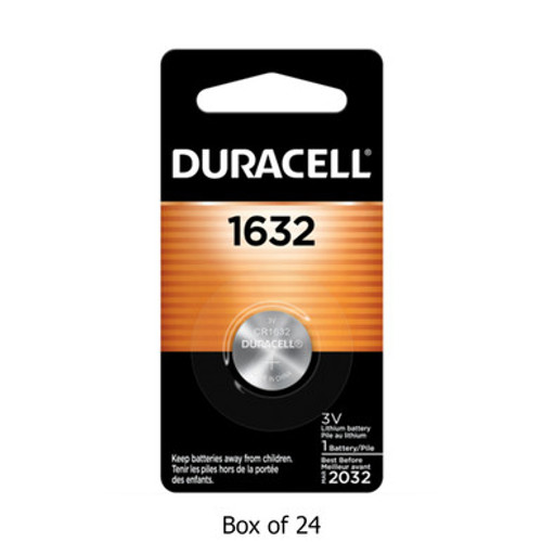 24-Pack CR1632 Duracell 3 Volt Lithium Coin Cell Battery
