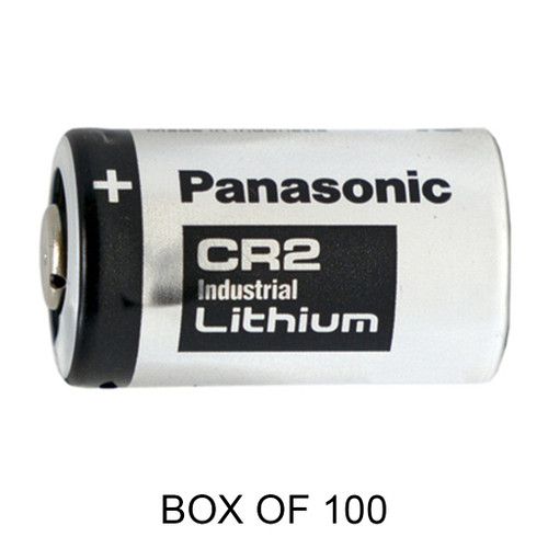 100-Pack CR2 Panasonic Industrial 3 Volt Lithium Batteries consumer sales and volume pricing