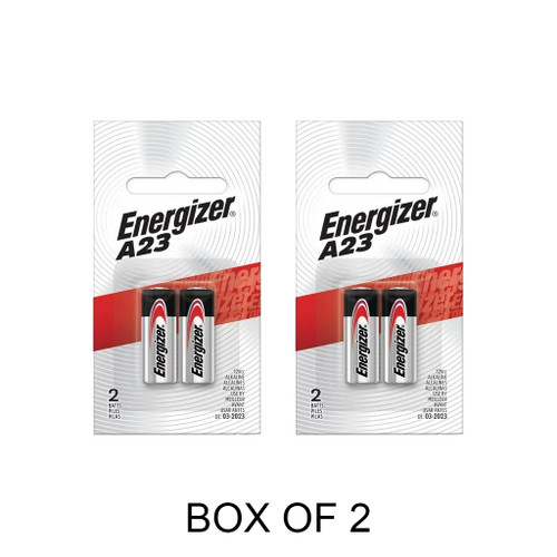 Energizer A23 12 volt alkaline batteries, 4-pack on two cards
