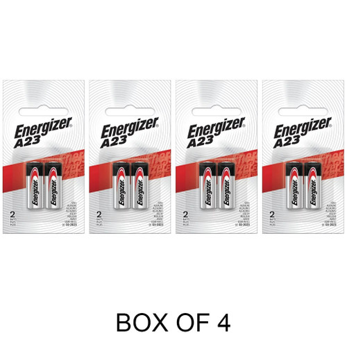 Energizer A23 12 volt alkaline batteries 8-pack on card
