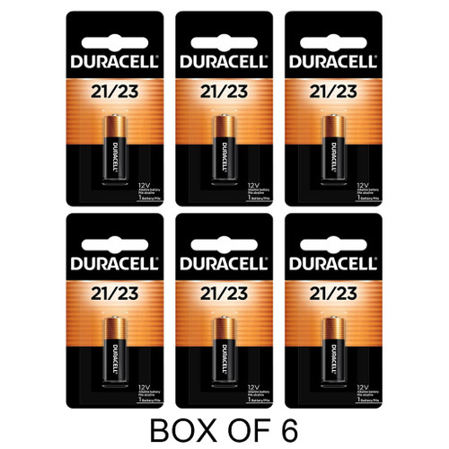Duracell 21/23 12V alkaline batteries 6-pack on card