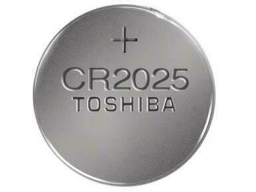 5-Pack CR2025 Toshiba 3 Volt Lithium Coin Cell Batteries