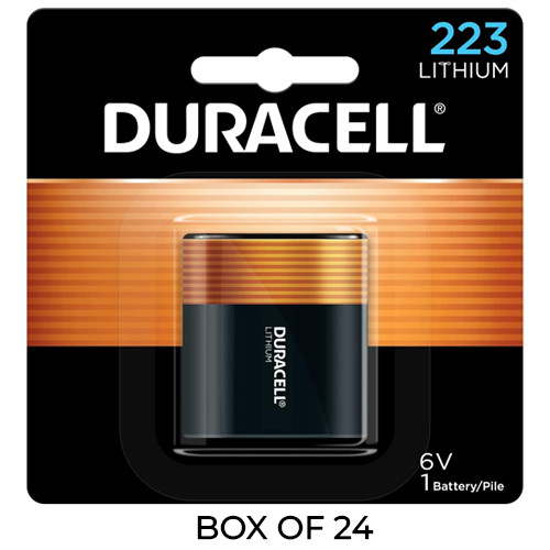 24-Pack Duracell Ultra DL223 6 Volt Photo Lithium Batteries