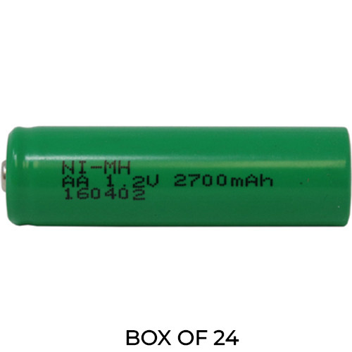 24-Pack AA NiMH 2700 mAh Batteries