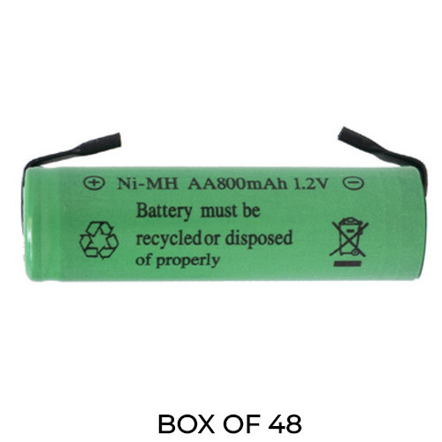 Power Portable 48-pack AA NiMH rechargeable batteries with spot welded tabs