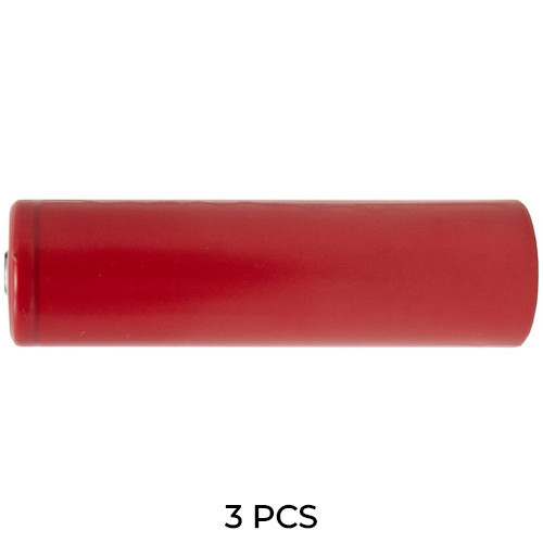 Sanyo UR18650ZY 18650 Lithium-Ion battery 3-pack front view