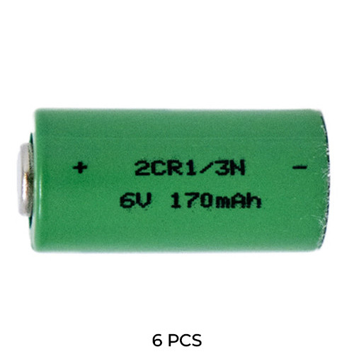 6-Pack L544 6 Volt Lithium Batteries (28L, PX28l & 2CR1/3N)