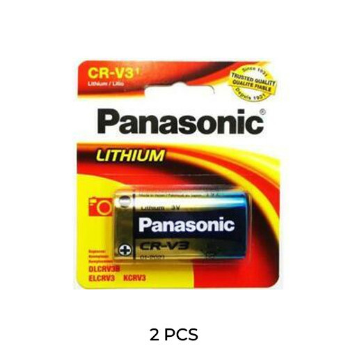 Panasonic CR-V3 3V lithium batteries 2-pack for digital cameras