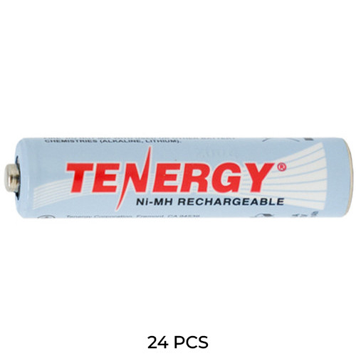 24-Pack AAA Tenergy NiMH Batteries (1000 mAh)