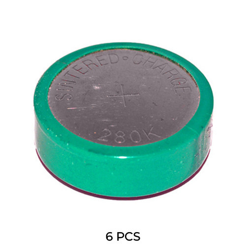 Power Portable 330H 1.2V NiMH button batteries 6-pack