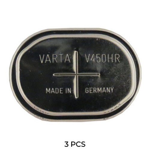 3-Pack Varta V450HR NiMH Button Cell Batteries