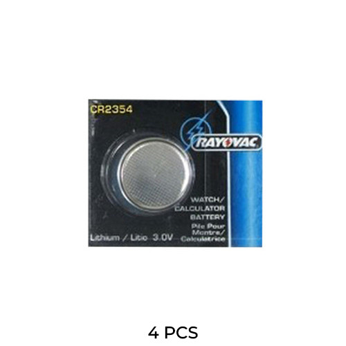 4-Pack CR2354 Rayovac 3 Volt Lithium Coin Cell Batteries