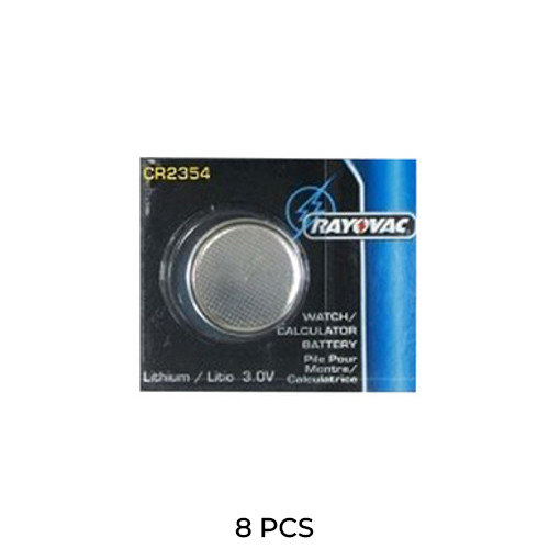 8-Pack CR2354 Rayovac 3 Volt Lithium Coin Cell Batteries