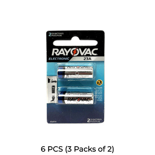 6-Pack Rayovac A23 12 Volt Alkaline Batteries (3 Cards of 2)