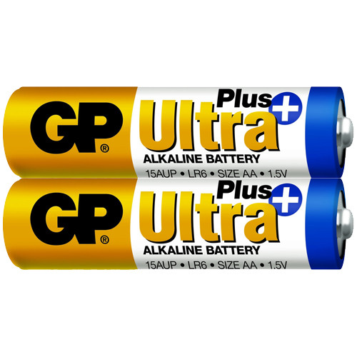 2-Pack AA GP (Gold Peak) Ultra Plus Alkaline Batteries
