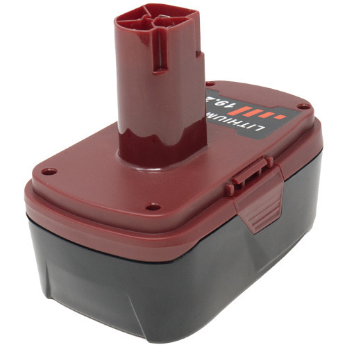 Front view of Craftsman 19.2V 3000 mAh replacement battery